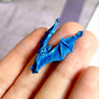 side profile of bat necklace