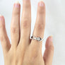 highly polished simple frog ring