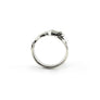 low profile side view of frog ring