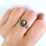 just visiting earthling ring by xanne fran handmade in sterling silver
