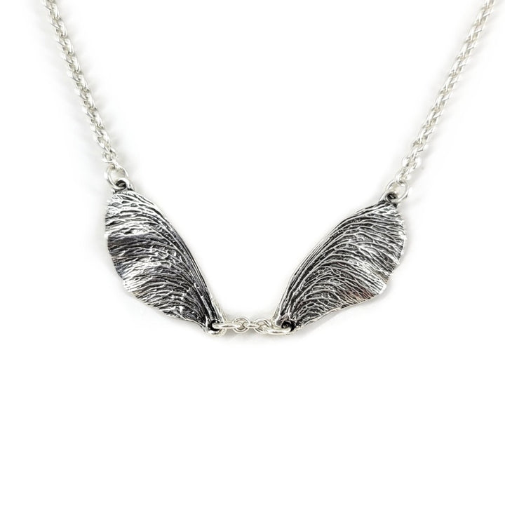 sterling silver samara necklace