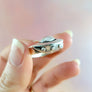 chunky spaceship ring handmade by xannefran