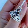 fully 3d hand sculpted mothman pendant by xanne fran studios