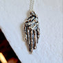 hand pendant sculpted from maple twigs, crafted by xanne fran studios