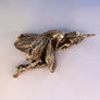 resting fairy flower sculpture by xanne fran studios