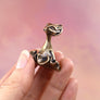 front view of smiling faerie figurine
