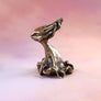 flowy fairy sculpture in bronze