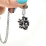 mushroom skull necklace by xanne fran