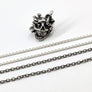 darkened silver chain option