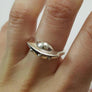 handmade flying saucer ring
