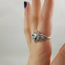 Eternal Love Skull Ring
