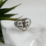 Eternal Love Skull Ring