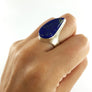 Lapis Teardrop Ring