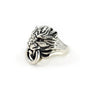 sterling silver lion door knocker ring