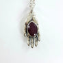 Ruby Hand Pendant