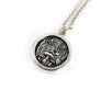 sterling silver snail necklace