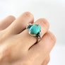 Arizona turquoise frog ring