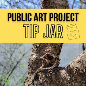 Public Art Project Tip Jar - Xanne Fran Studios