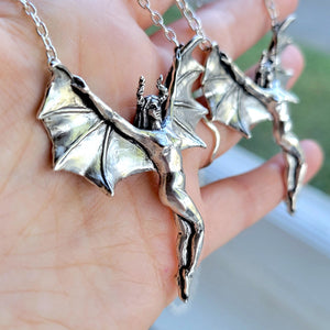 devil woman statement necklace by xanne fran
