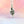 sterling silver hand with crossed fingers charm necklace