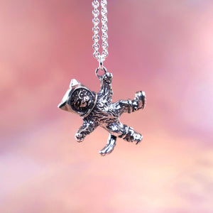 cat floating in space handcrafted by xannefran