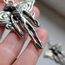 details of mothman moth feet, handcrafted details by xannefran