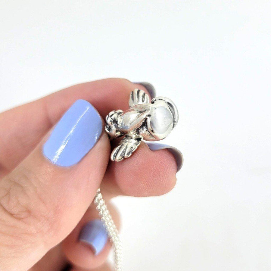 Winged Kitty Necklace