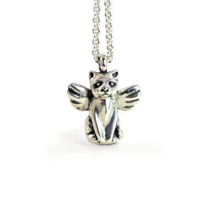 Winged Kitty Necklace