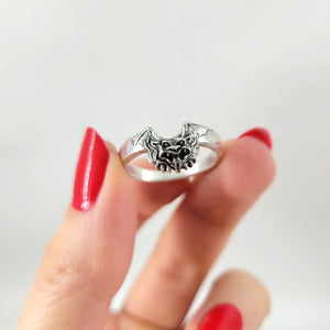 sterling silver devil ring by xanne fran