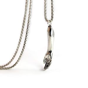 detailed palmistry necklace
