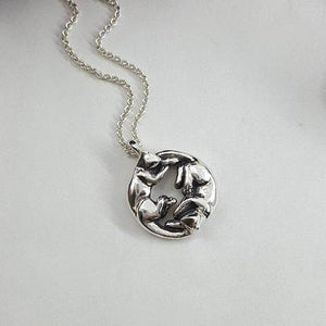 Yin Yang Cats Necklace