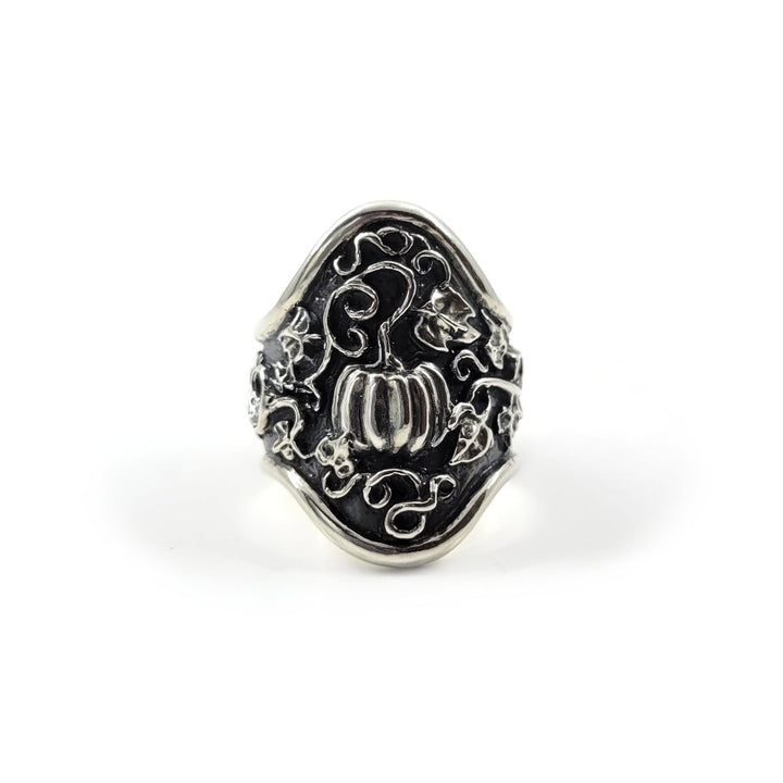 magical pumpkin ring in sterling silver