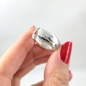 detailed teeth of moby dick ring
