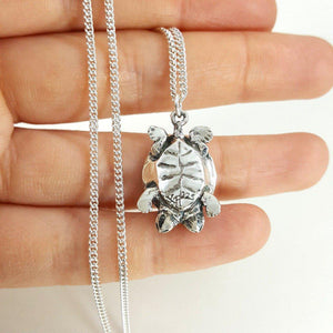 Two-Headed Turtle Necklace