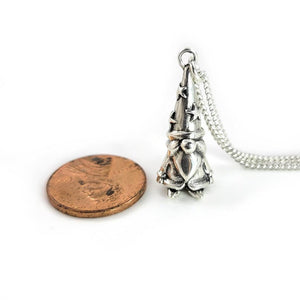 handmade gnome necklace by xanne fran