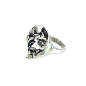 Yin Yang Cat Ring